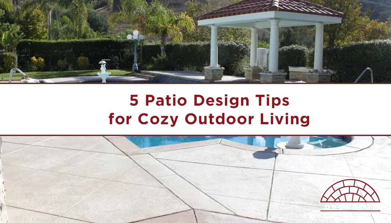 5 Patio Design Tips for Cozy Outdoor Living Deckcrete